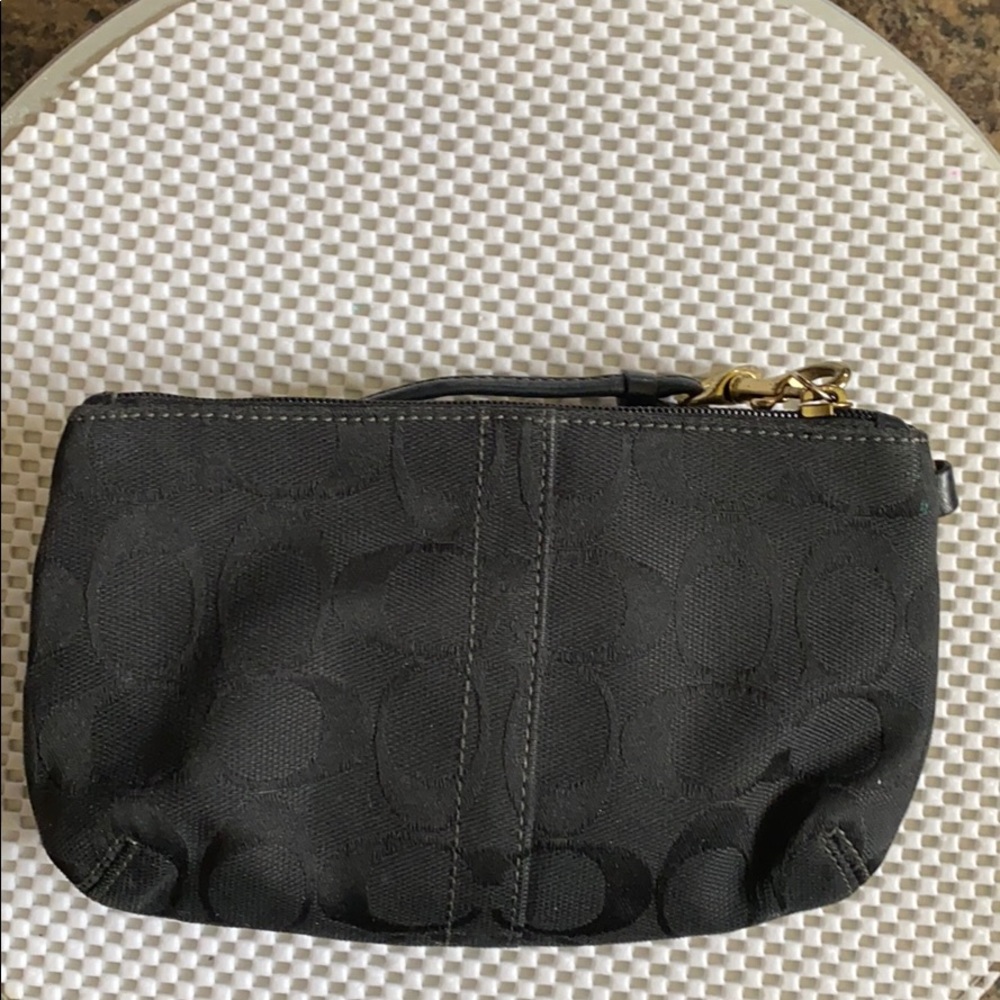 Coach Bleecker Leather Flap Wristlet - Picture 2 of 4
